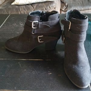 Express black ankle boots size 8